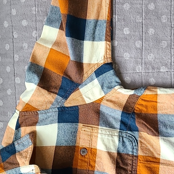 Duluth Training Co. Women's Cotton Plaid Butter-Up Top Size X-Small - Picture 10 of 13